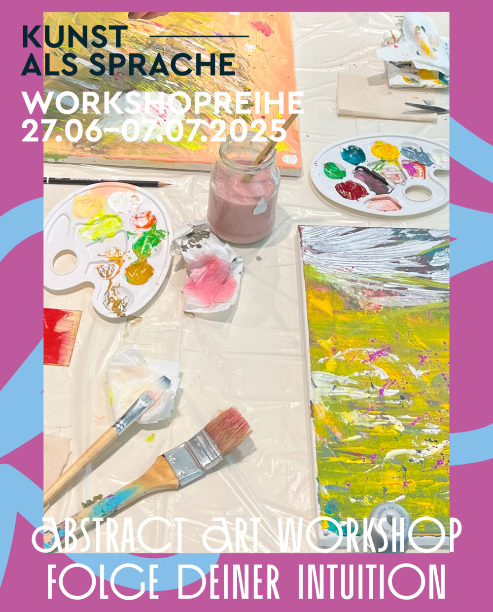 „Abstract Art“ – Mut zur Farbe und zum freien Ausdruck ab 18 Jahren